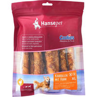 Produktbild von Hansepet Kaurollen Hühnchenfilet für Hunde Adult Getreidefrei und Ohne Zucker 2 x 450 g - 2 x 450 g