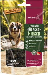 Hansepet Natur Snacks Emsländer Häppchen Hirsch für Hunde 6 x 100g – Bild 1 von 1