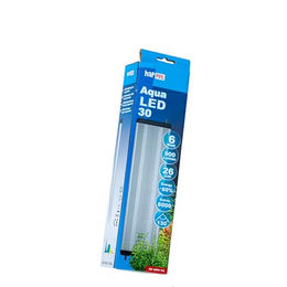 happet AquaLED Aquarium LED Aufsetzleuchte für Süßwasser Zierfische Pflanzenlicht LB09 28-38 cm Schwarz – Bild 1 von 2