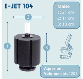 Happet E-Jet Schwammfilter Innenfilter für Aquarien mit Garnelen und Fischen 120 ml – Bild 1 von 3