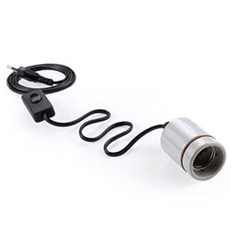 Happet Porzellanfassung mit Kabel und Schalter für E27 bis 250 W – Bild 1 von 6