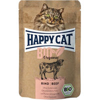 Produktbild von Happy Cat Bio Katzen Nassfutter Rind Adult 12x85 g - 12 x 85 g