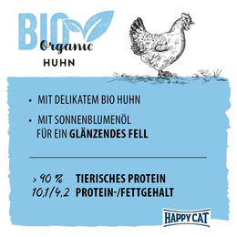 Happy Cat Bio Katzenfutter Huhn Adult 24x85 g - 24 x 85 g – Bild 1 von 6