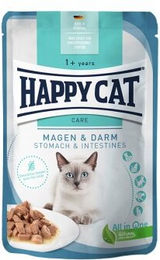 Produktbild von Happy Cat Care Nassfutter Katze Adult Magen & Darm Getreidefrei Stückchen in Sauce 20x85 g - 20 x 85 g