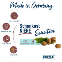 Produktbild von Happy Cat Care Schonkost Niere Diätfutter Trockenfutter 3x4kg