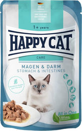 Happy Cat Care Stomach & Intestines Katzen Nassfutter Adult Stückchen in Sauce Getreidefrei 20 x 85 g - 20 x 85 g – Bild 1 von 2
