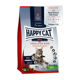 Happy Cat Culinary Adult Katzen-Trockenfutter Voralpen Rind 1,3 kg ohne Zucker und Konservierungsstoffe - 1,3 kg – Bild 1 von 13