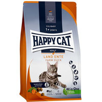 Produktbild von Happy Cat Culinary Adult Katzenfutter Ente 3x4kg