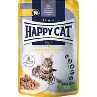 Produktbild von Happy Cat Culinary Adult Katzenfutter Geflügel für sterilisiert Katzen 20 x 85 g