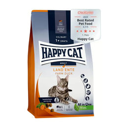 Happy Cat Culinary Adult Katzenfutter Land Ente getreidefrei 4 kg - 4 kg – Bild 1 von 13