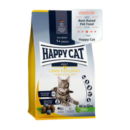 Happy Cat Culinary Adult Trockenfutter Land Geflügel glutenfrei 4 kg - 4 kg – Bild 1 von 13