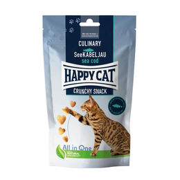 Happy Cat Culinary Crunchy Snack Kabeljau Leckerli für Katzen Adult 70 g - 10 x 70 g – Bild 1 von 7