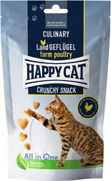 Produktbild von Happy Cat Culinary Crunchy Snack Land-Geflügel Leckerli für Katzen Adult 5x70g