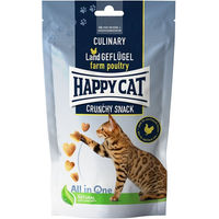 Produktbild von Happy Cat Culinary Crunchy Snack Land-Geflügel Leckerli für Katzen Adult 5x70g