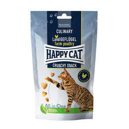 Happy Cat Culinary Crunchy Snack Land-Geflügel Leckerli für Katzen Adult 70 g - 10 x 70 g – Bild 1 von 6