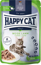 Happy Cat Culinary Katzen Nassfutter Lamm Stückchen in Sauce 12 x 85 g - 12 x 85 g – Bild 1 von 2