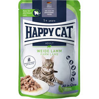 Produktbild von Happy Cat Culinary Katzen Nassfutter Lamm Stückchen in Sauce 12 x 85 g - 12 x 85 g