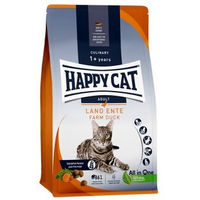 Produktbild von Happy Cat Culinary Katzen-Trockenfutter Adult Ente getreidefrei 1,3 kg - 4 x 1,3 kg
