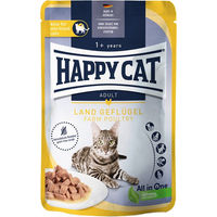 Produktbild von Happy Cat Culinary Land Geflügel Stückchen in Sauce für ausgewachsene Katzen 24 x 85 g - 12 x 85 g