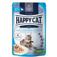 Produktbild von Happy Cat Culinary Nassfutter Katze Adult Forelle Stückchen in Sauce getreidefrei 20x85 g - 20 x 85 g