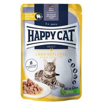 Produktbild von Happy Cat Culinary Nassfutter Katze Adult Sterilisiert Geflügel Stückchen in Sauce Getreidefrei 20x85 g - 20 x 85 g