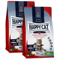 Produktbild von Happy Cat Culinary Trockenfutter Katze Adult Voralpen-Rind glutenfrei 2x10 kg - 2 x 10 kg