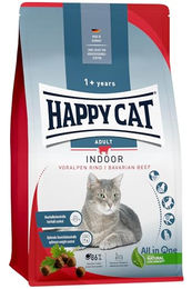 Happy Cat Indoor Adult Katzen Trockenfutter Voralpen Rind 300 g - 6 x 300 g – Bild 1 von 13