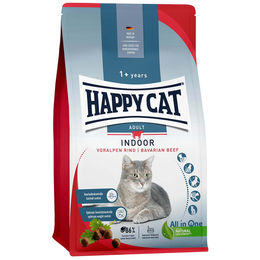 Happy Cat Indoor Adult Katzenfutter Voralpen Rind 3x4kg – Bild 1 von 5