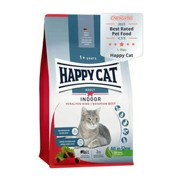 Happy Cat Indoor Adult Katzenfutter Voralpen Rind 4 kg - 4 kg – Bild 1 von 13