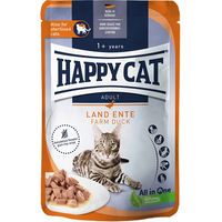 Produktbild von Happy Cat Katzen Nassfutter Ente in Sauce 12 x 85 g - 12 x 85 g