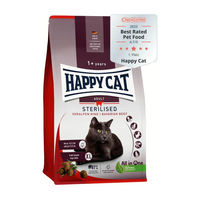 Produktbild von Happy Cat Katzentrockenfutter Sterilisiert Adult Rind zur Gewichtskontrolle 4 kg - 4 kg