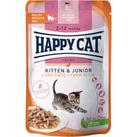 Produktbild von Happy Cat Kitten & Junior Katzenfutter Ente 20 x 85 g - 20 x 85 g