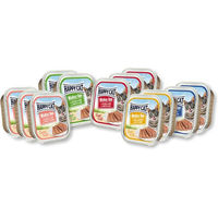 Produktbild von Happy Cat Minkas Duo Paté Mischtray für Katzen 12x100g ohne Zucker und Konservierungsstoffe - 12 x 100 g
