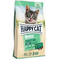 Produktbild von Happy Cat Minkas Perfect Mix Katzenfutter Adult Geflügel Fisch und Lamm 10 kg - 10 kg
