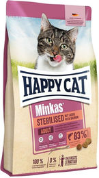 Happy Cat Minkas Sterilised Trockenfutter für erwachsene Katzen mit Lachs und Geflügel 1,5 kg – Bild 1 von 3