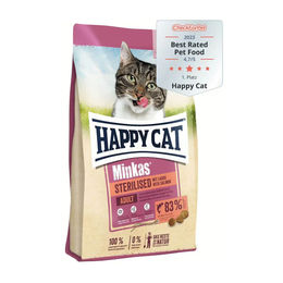 Happy Cat Minkas Sterilised Trockenfutter für Katzen Adult Lachs 10 kg – Bild 1 von 4