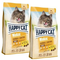Produktbild von Happy Cat Minkas Trockenfutter Katze Adult Geflügel Hairball Control 2x10 kg - 2 x 10 kg