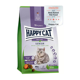 Happy Cat Senior Katzentrockenfutter Weide Lamm 4 kg - 2 x 4 kg – Bild 1 von 10