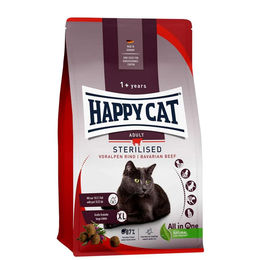 Happy Cat Sterilised Adult Katzen Trockenfutter Voralpen Rind 300 g - 6 x 300 g – Bild 1 von 9
