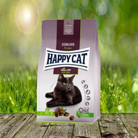 Produktbild von Happy Cat Sterilised Adult Katzentrockenfutter Atlantik-Lachs 10 kg - 10 kg