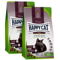 Produktbild von Happy Cat Sterilised Trockenfutter Katze Adult Weide-Lamm 2x10 kg - 2 x 10 kg
