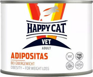 Happy Cat VET Adipositas Diätfutter Nassfutter zur Gewichtsreduktion 6 x 200 g – Bild 1 von 2