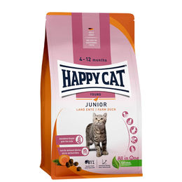 Happy Cat Young Junior Katzenfutter Ente für Kitten 4x1,3kg – Bild 1 von 3