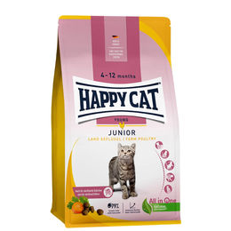 Happy Cat Young Junior Land Geflügel Katzenfutter für Kitten 4x1,3kg – Bild 1 von 3