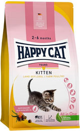 Happy Cat Young Kitten Land Geflügel Katzenfutter 4x1,3kg – Bild 1 von 3