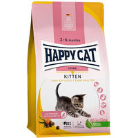 Produktbild von Happy Cat Young Kitten Land Geflügel Katzenfutter 4x1,3kg