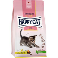 Produktbild von Happy Cat Young Kitten Trockenfutter Geflügel 1,3 kg - 4 x 1,3 kg