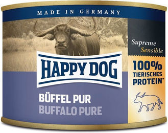 Happy Dog Büffel Pur Hundefutter Adult Hypoallergen 6x200g – Bild 1 von 2