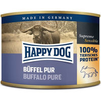 Produktbild von Happy Dog Büffel Pur Hundefutter Adult Hypoallergen 6x200g