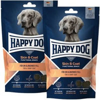 Produktbild von Happy Dog Care Snack Skin & Coat Getreidefreier Funktionssnack für Hunde 2x100 g - 2 x 100 g